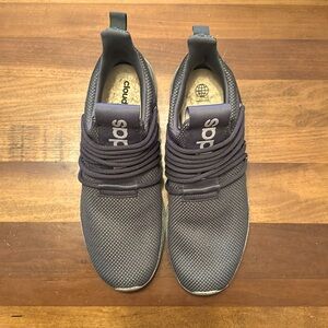 Gray Adidas sneakers